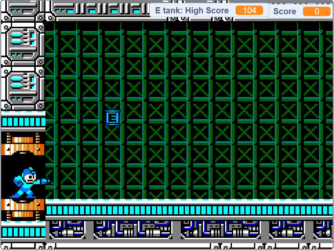 Mega Man E-Tank Catch game